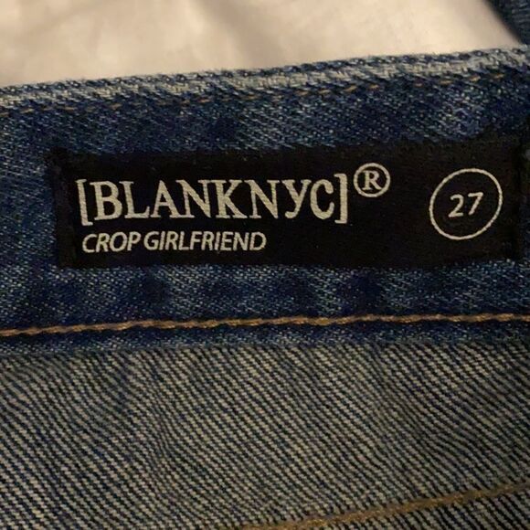 Blank NYC Crop Girlfriend Jeans size 27 - Picture 14 of 15